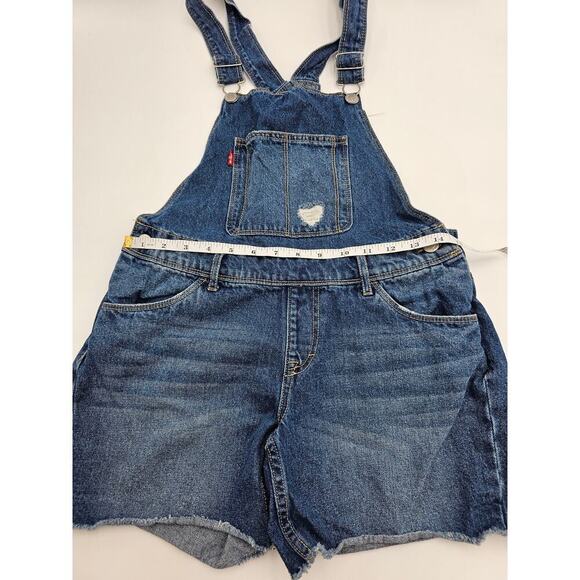 Levi Strauss & Co Girl's Size 16 Regular Jean Shortalls - Picture 2 of 5